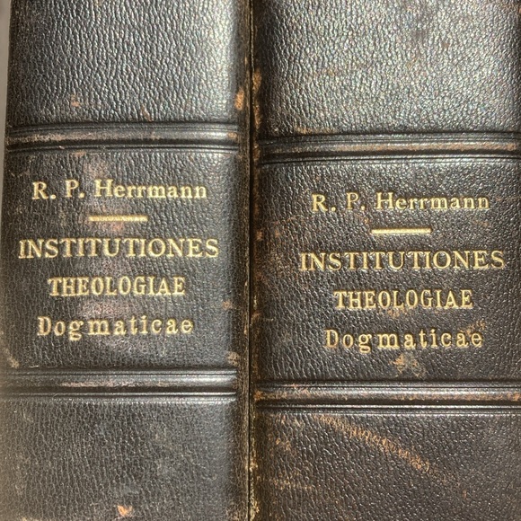 2 volume set on Theology in Latin (1926) - Picture 2 of 6